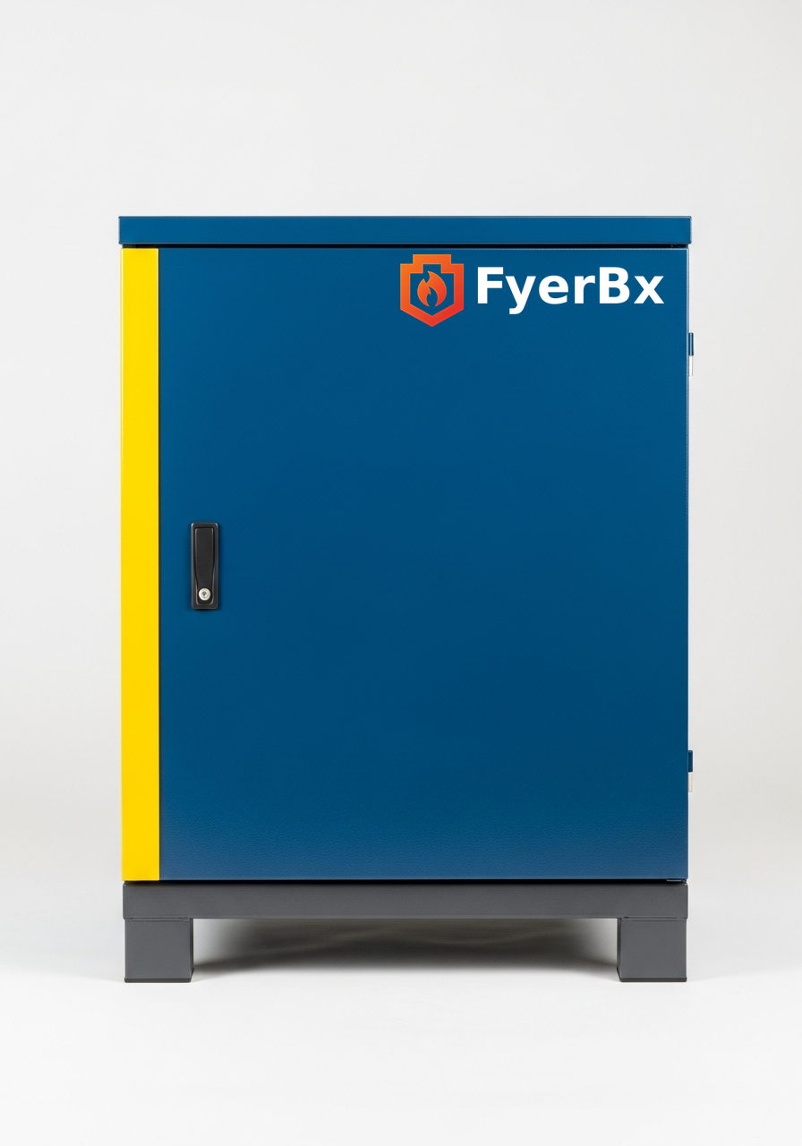 FyerBx Model I Storage & Charging fire-rated battery cabinet — Small