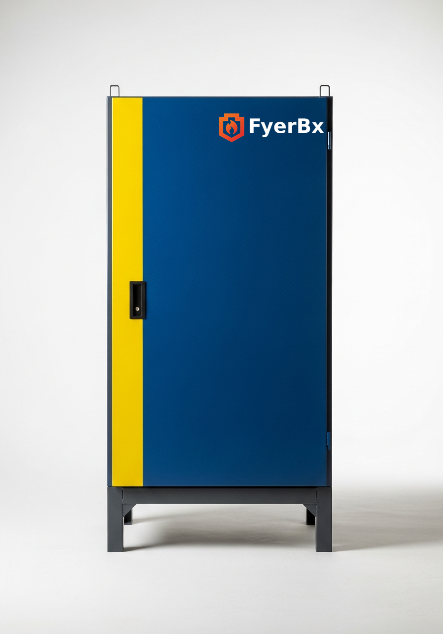 FyerBx Model 2 Storage & Charging fire-rated battery cabinet — Medium